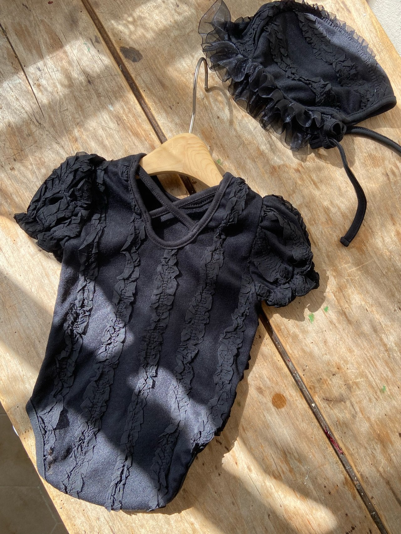 ［Anne shirley］Claudine rompers (bonnet set)