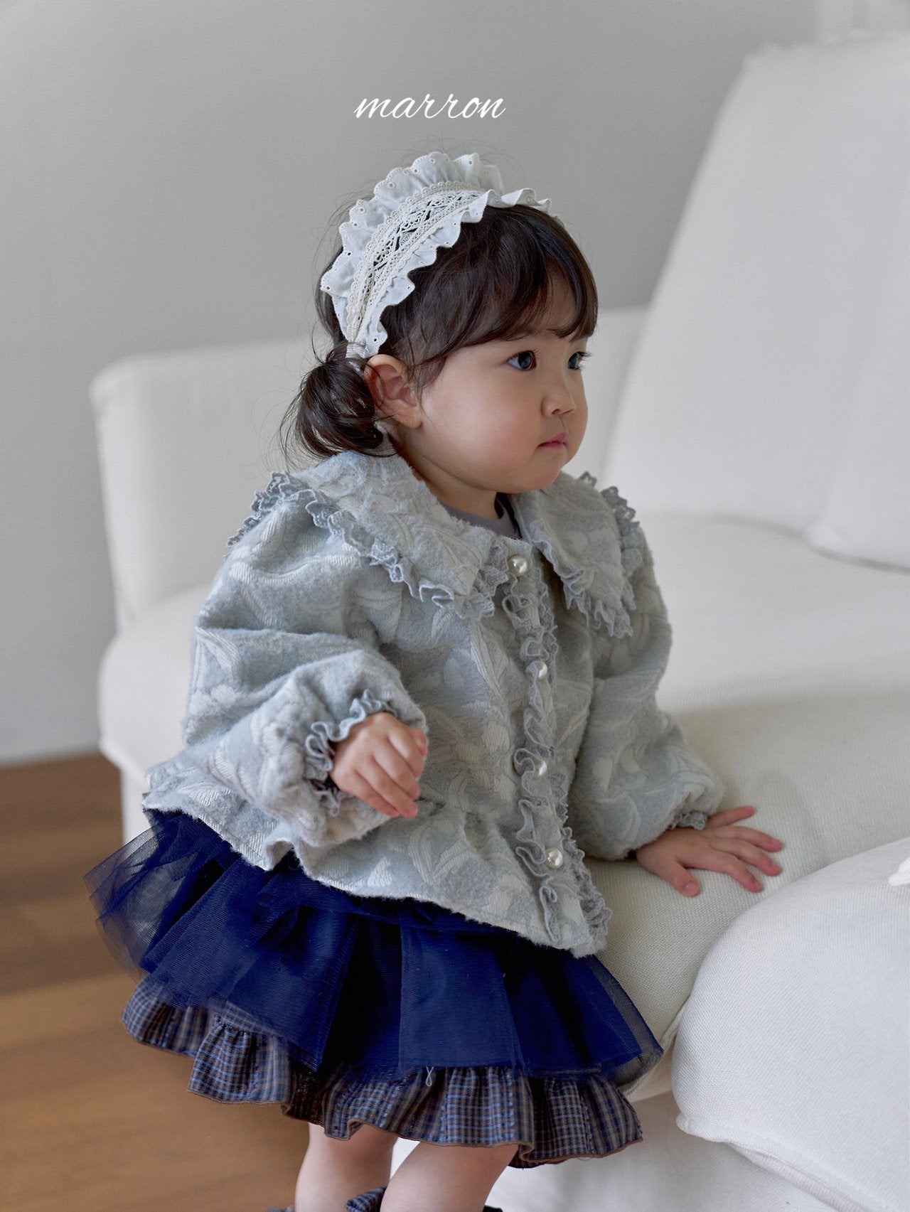 ［marron］Alps lace hairband