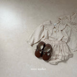 ［mimi market］Check balloon blouse