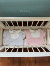 ［marron］Schwarz rompers