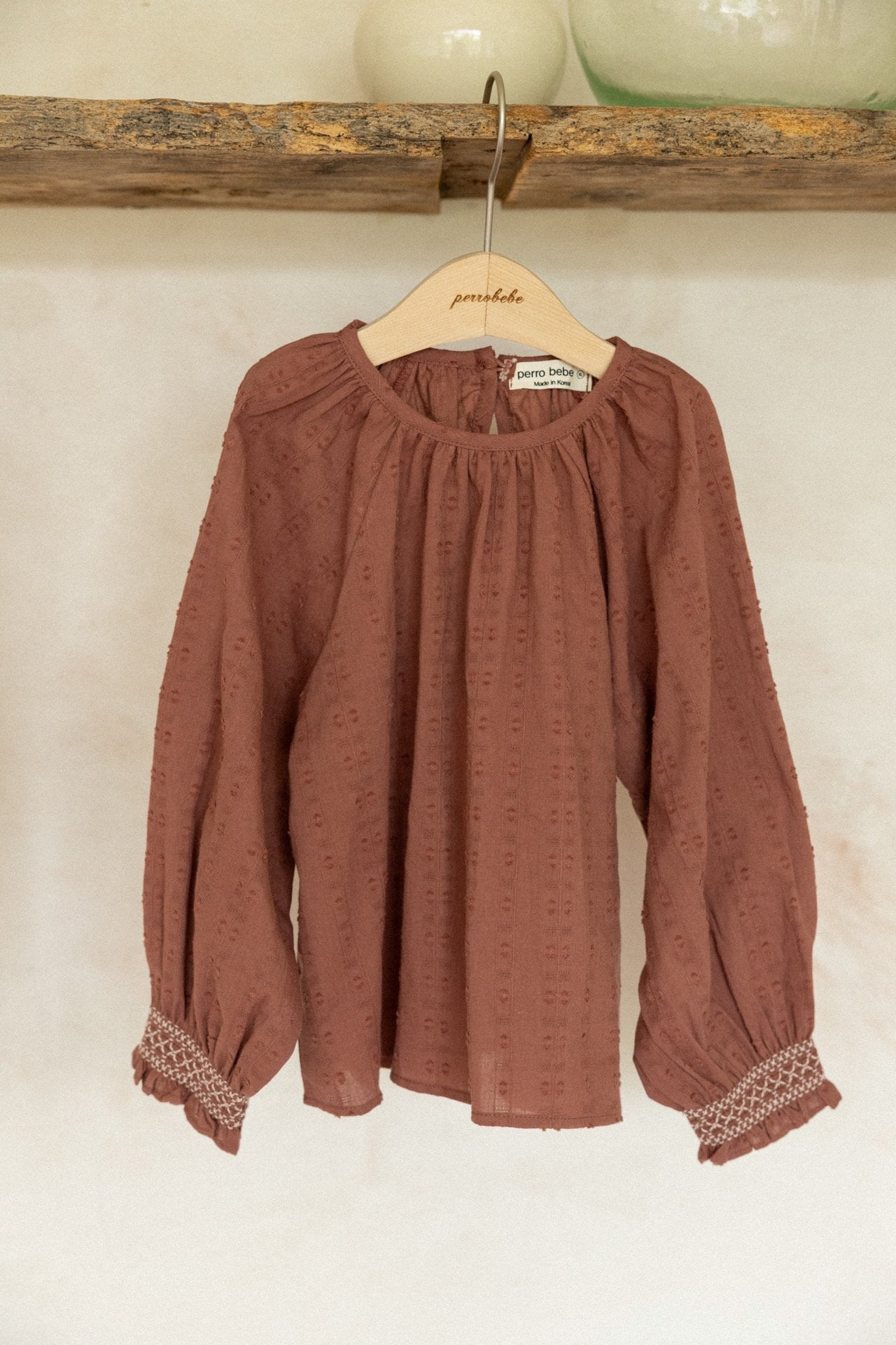 ［perrobebe］Jasmine smock blouse