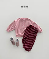 ［Bonito］Stripe jogger pants