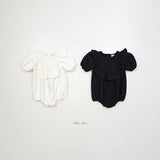 ［bebenine］Mona frill rompers