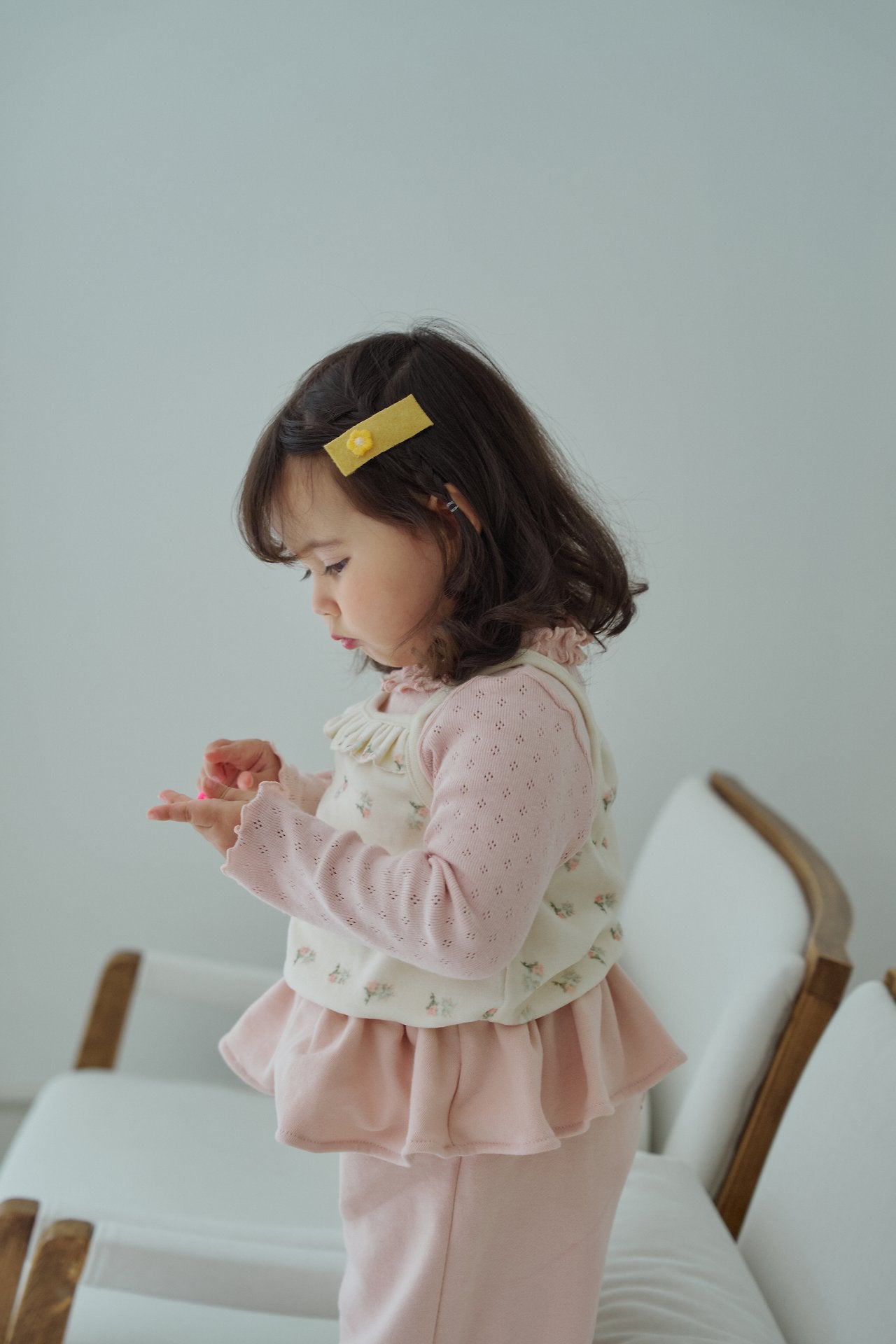 ［momo ann］Eyelet tee