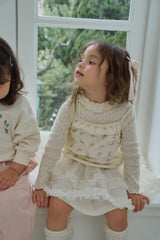 ［momo ann］Eyelet tee