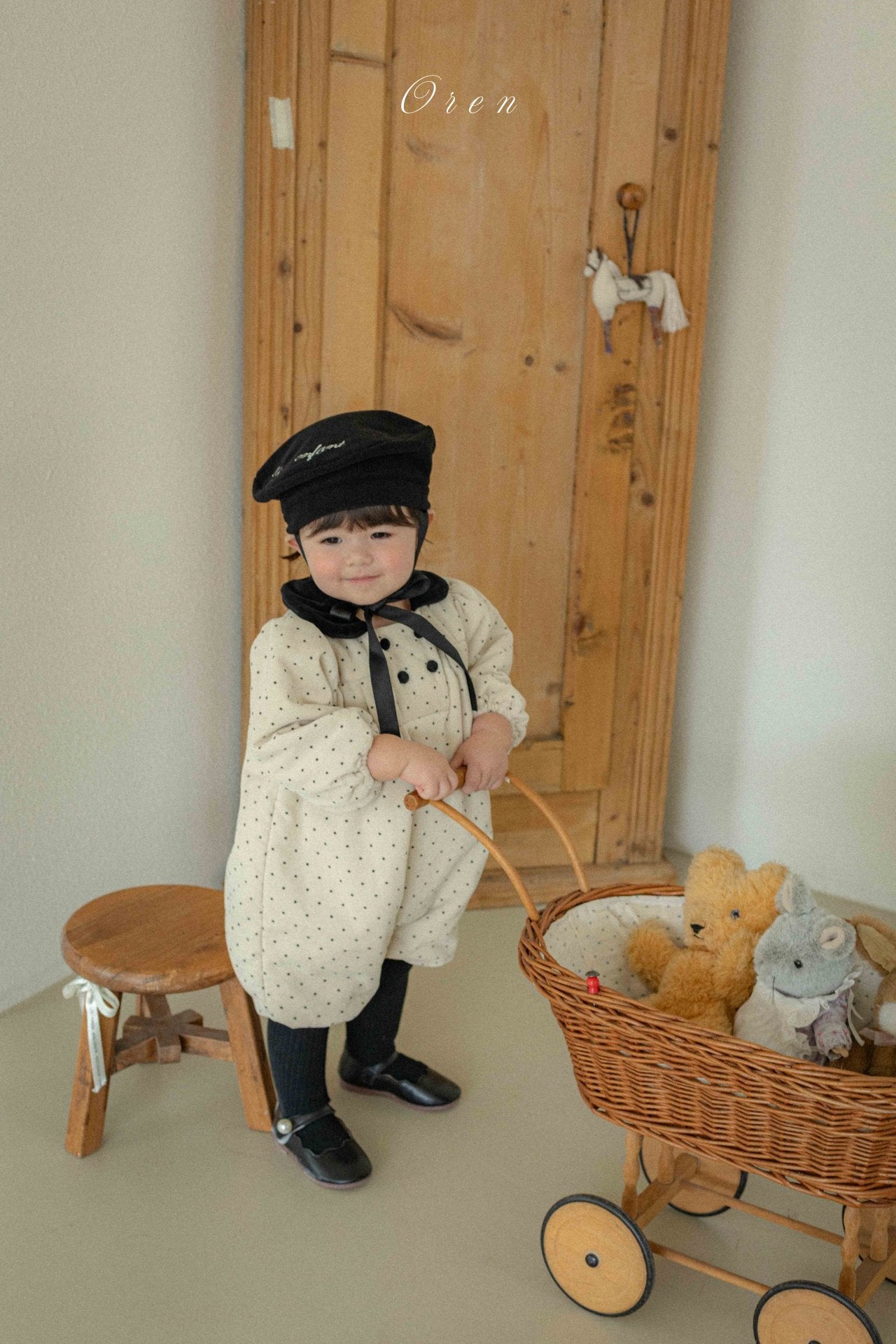 ［OREN］Noel fleece beret