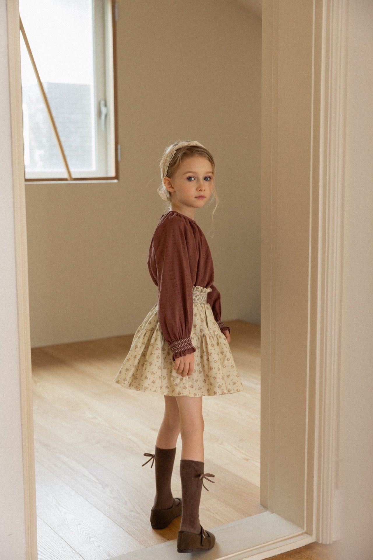 ［perrobebe］Jasmine smock blouse