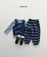 ［Bonito］Stripe jogger pants
