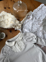 ［marron］Schwarz rompers