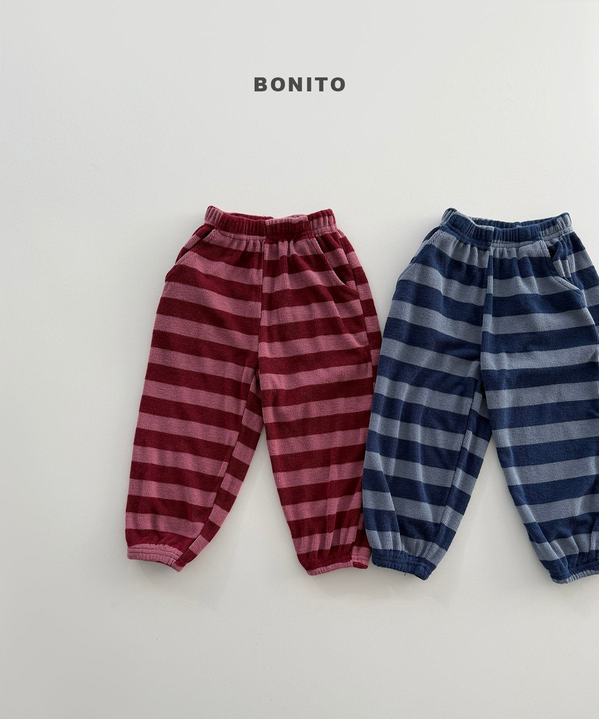 ［Bonito］Stripe jogger pants