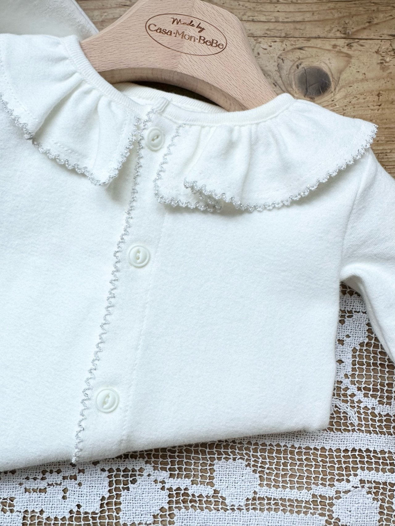 ［monbebe］Bling frill newborn suit