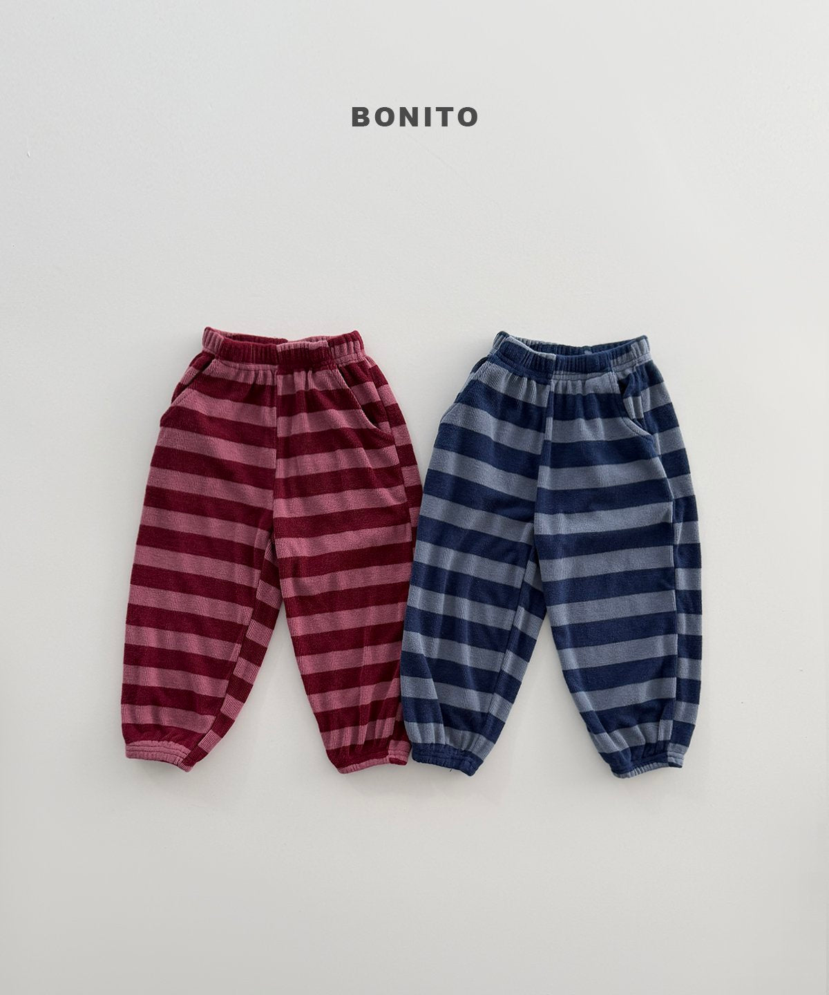 ［Bonito］Stripe jogger pants