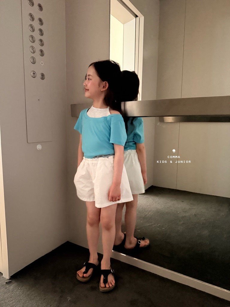 ［comma］Halter layered tee