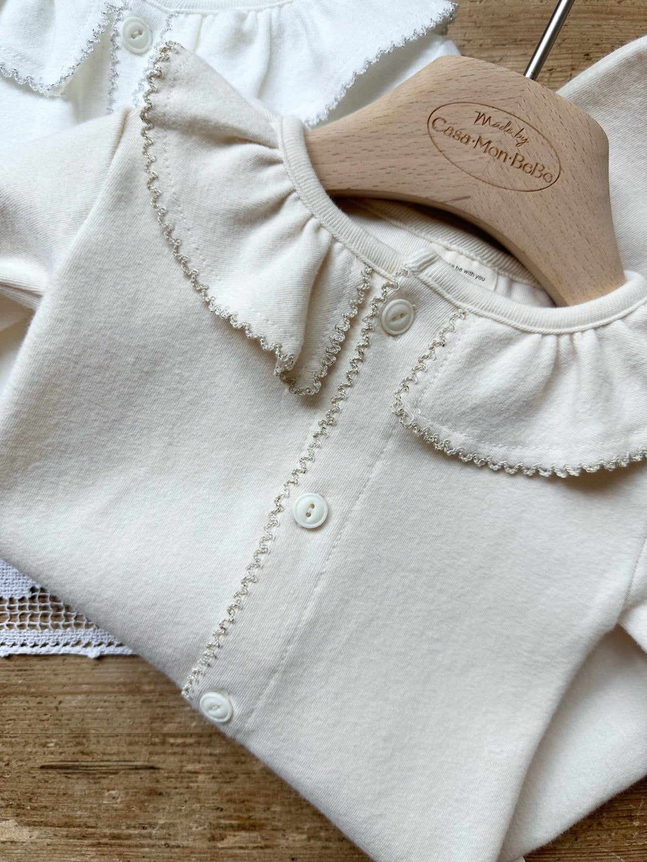 ［monbebe］Bling frill newborn suit