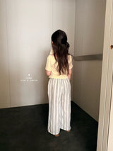 ［comma］Halter layered tee