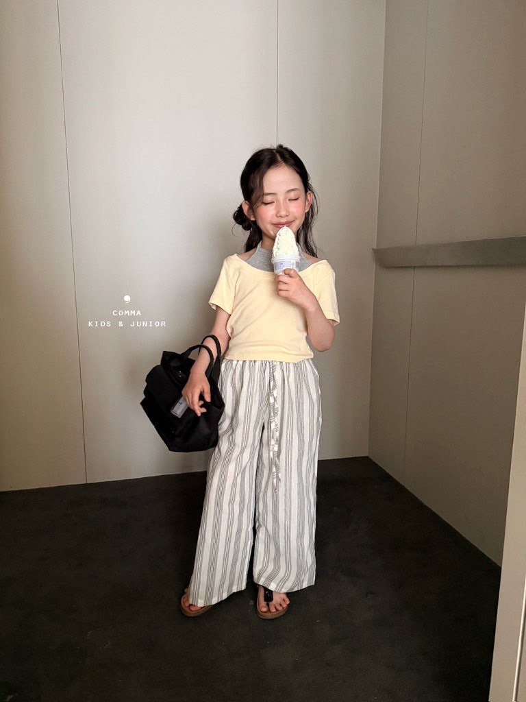 ［comma］Halter layered tee
