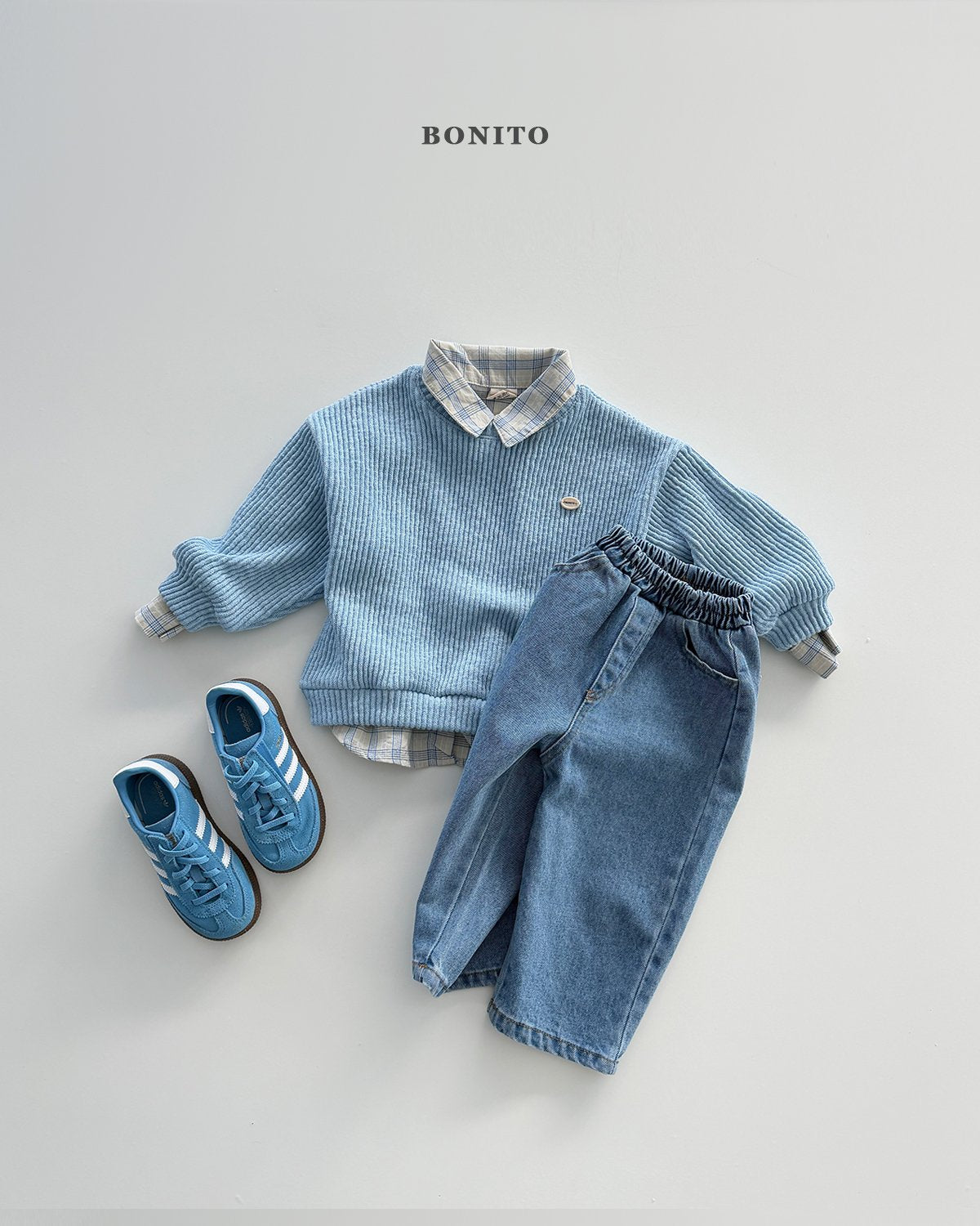 ［Bonito］Pop knit mtm