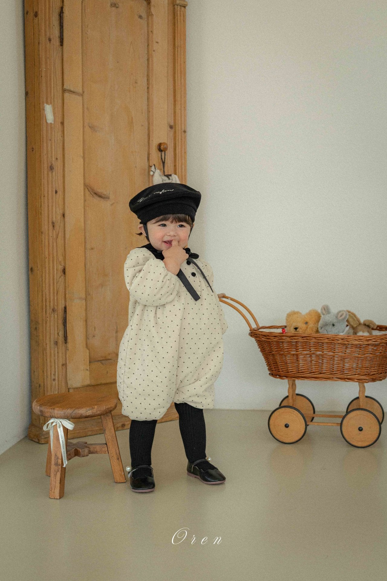 ［OREN］Noel sailor padding rompers (2oz)