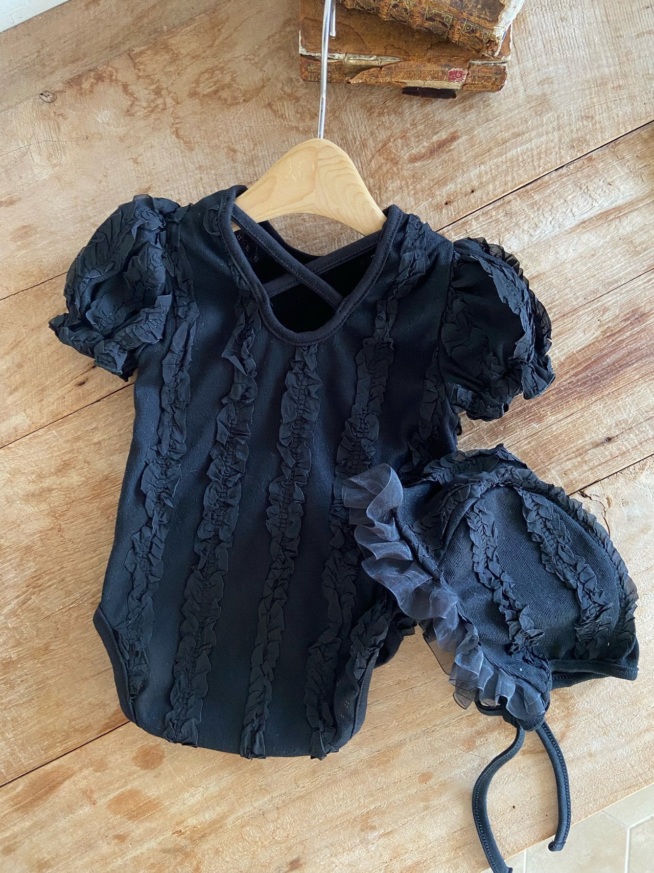 ［Anne shirley］Claudine rompers (bonnet set)