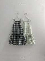 ［atomeme］Verbena check one-piece
