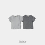 ［COYCOYA］Plain short sleeve tee