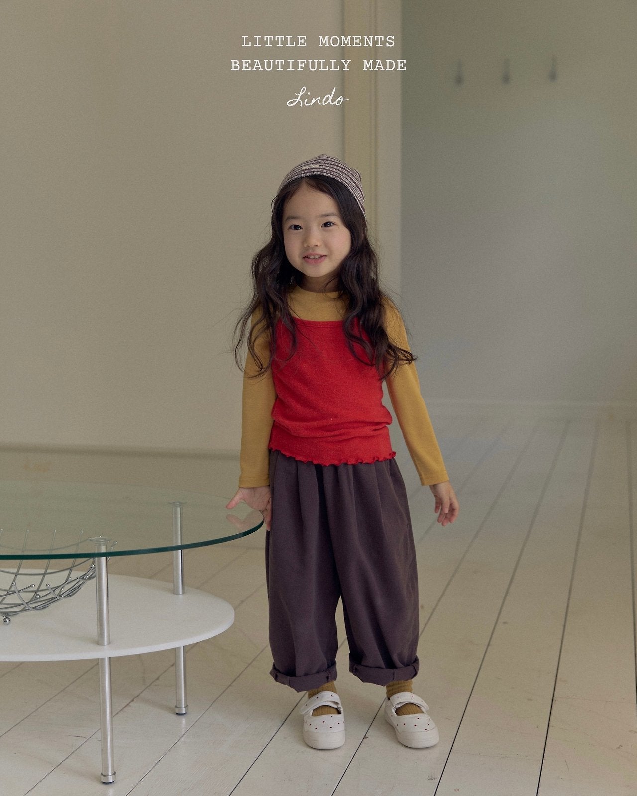 ［LINDO］Softy basic tee