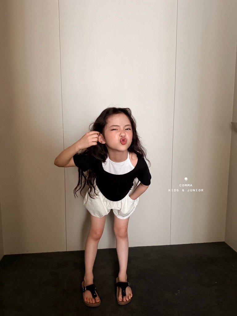 ［comma］Halter layered tee
