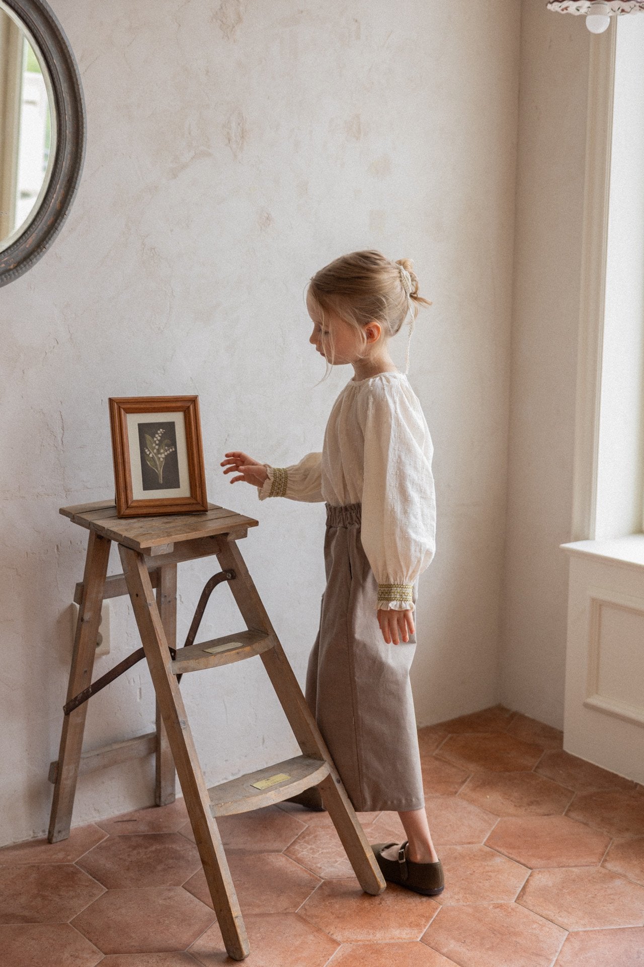 ［perrobebe］Jasmine smock blouse