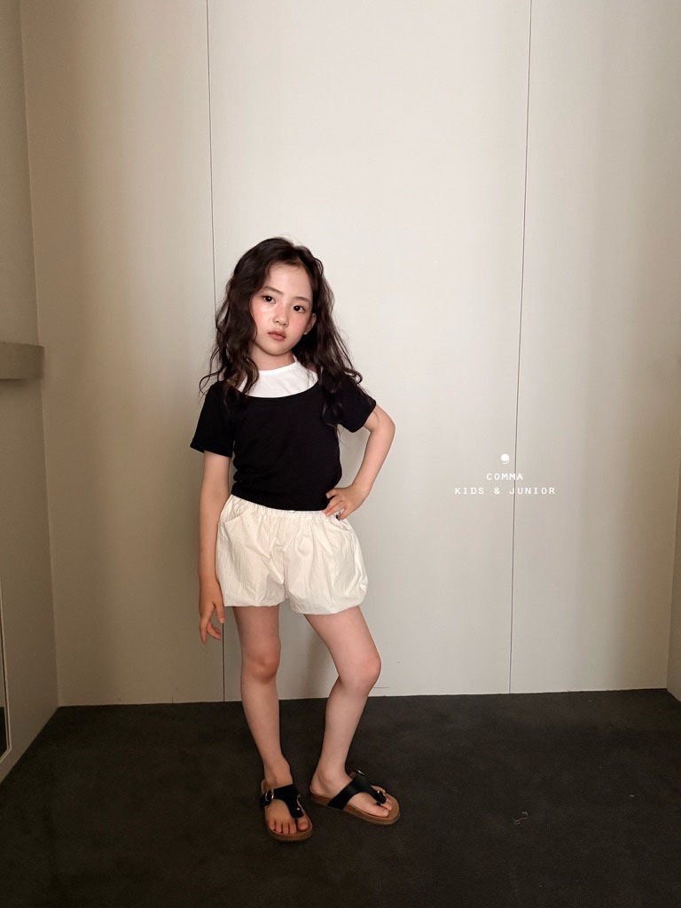 ［comma］Halter layered tee