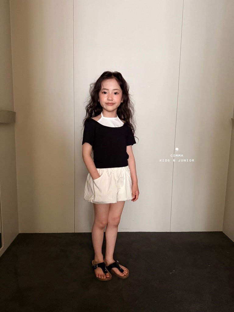 ［comma］Halter layered tee
