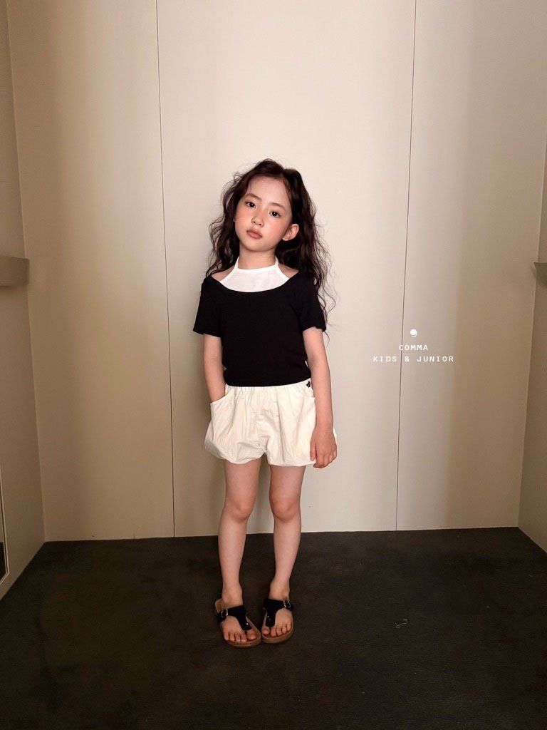［comma］Halter layered tee