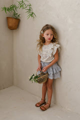 ［FLO］Sian flower blouse