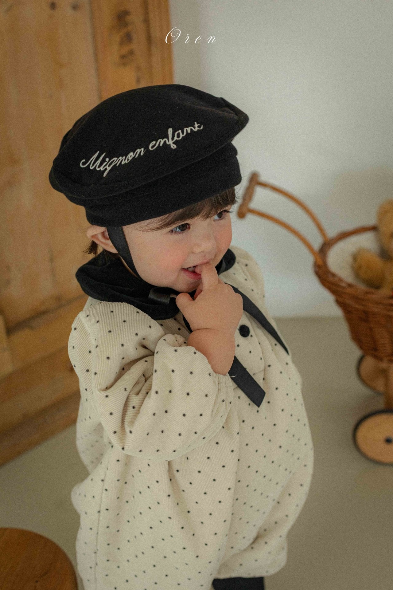 ［OREN］Noel fleece beret