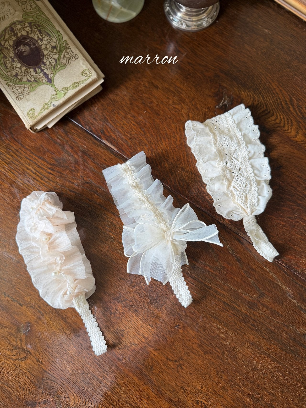 ［marron］Alps lace hairband