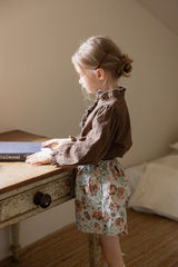 ［perrobebe］Agnes pico lace blouse