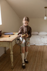 ［perrobebe］Agnes pico lace blouse