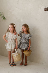 ［FLO］Sian flower blouse