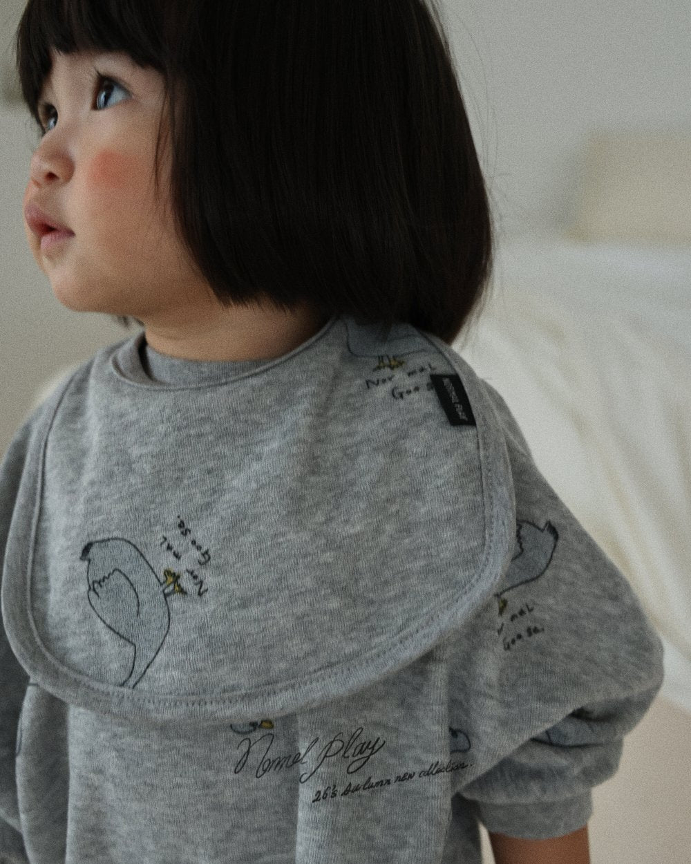 ［normalplay］Terry Duck Bib