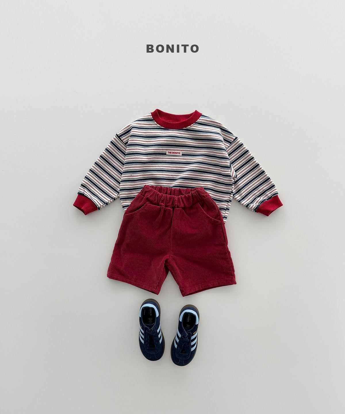 ［Bonito］Colorful stripe mtm