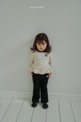 ［momo ann］Dot frill tops