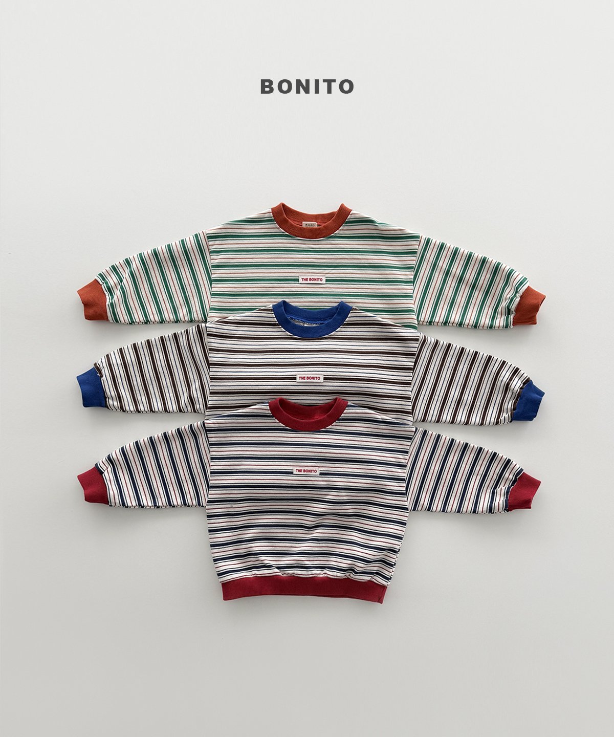 ［Bonito］Colorful stripe mtm