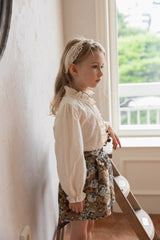 ［perrobebe］Agnes pico lace blouse