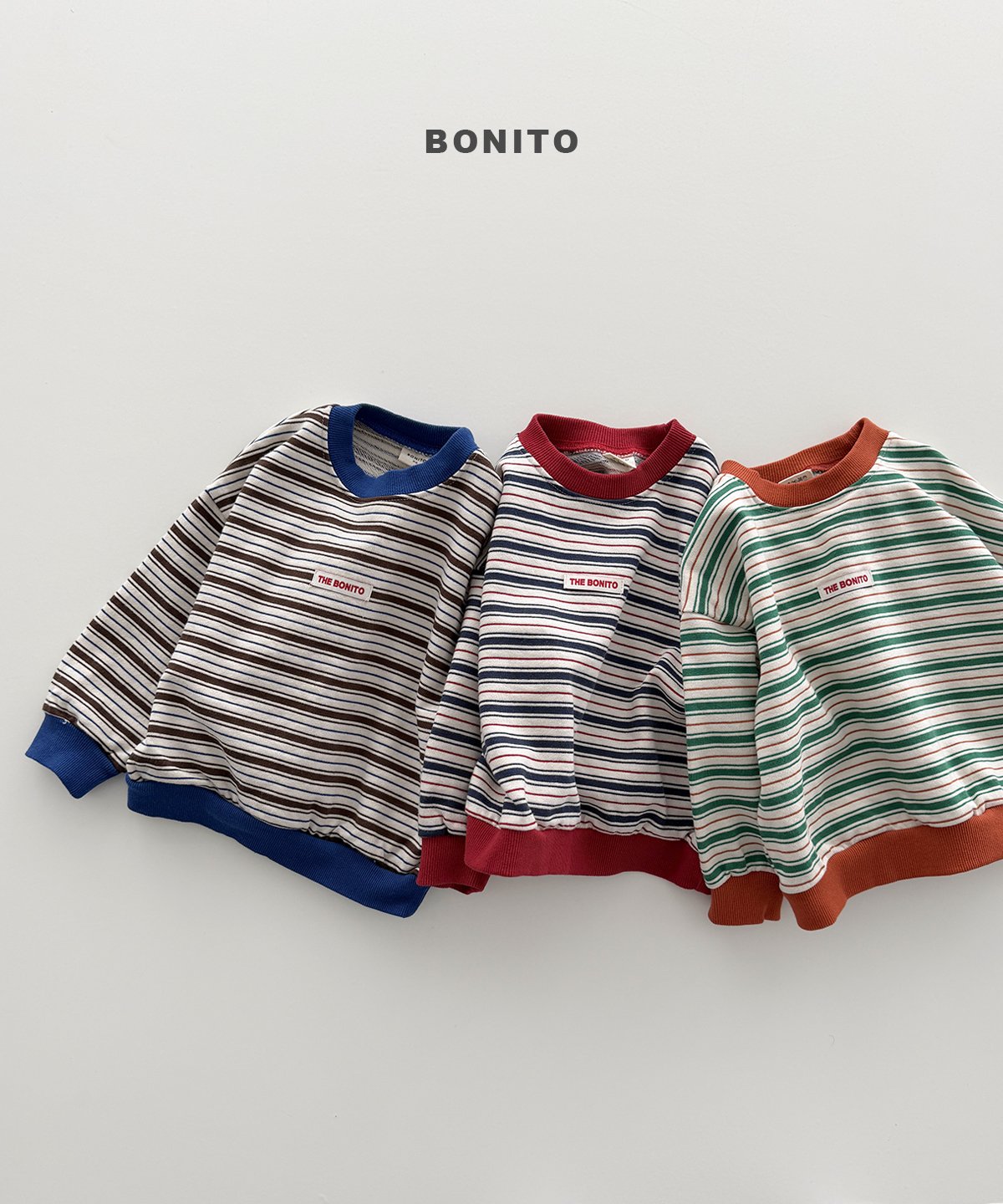 ［Bonito］Colorful stripe mtm