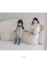 ［melmel］Cozy stripe camisole blouse