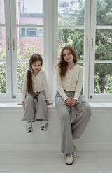 ［momo ann］Rib cardigan (kids)