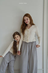 ［momo ann］Rib cardigan (kids)