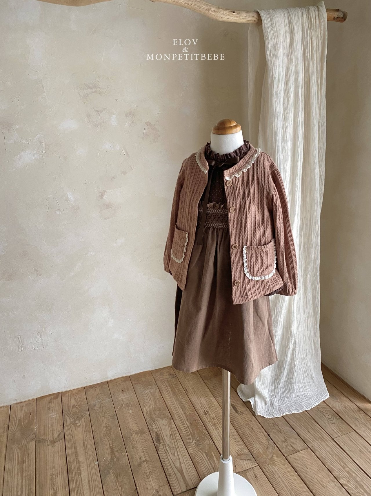 ［Mon petit bebe］Vanilla cardigan