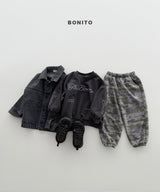 ［Bonito］Rib denim jacket