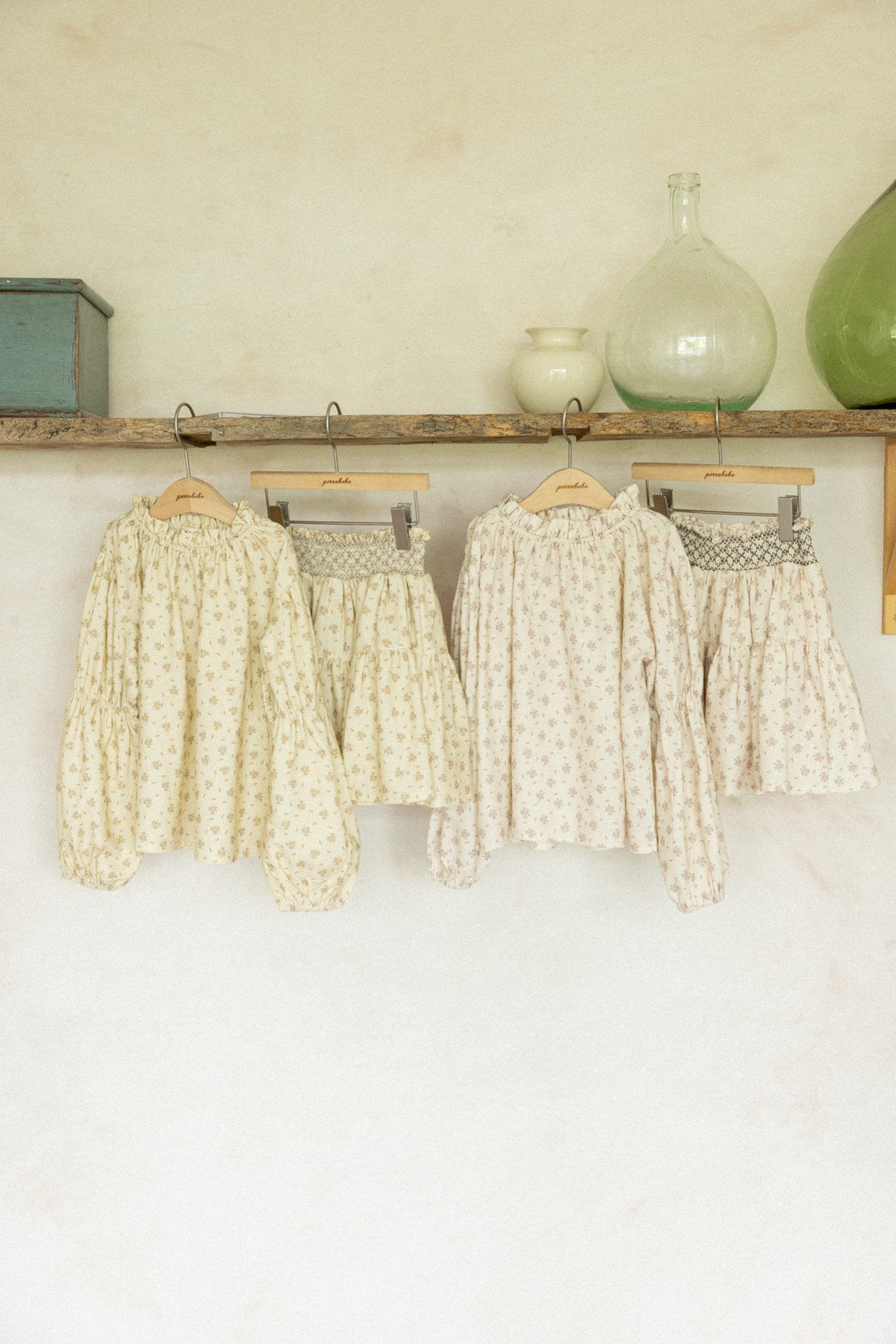 ［perrobebe］Ella flower blouse