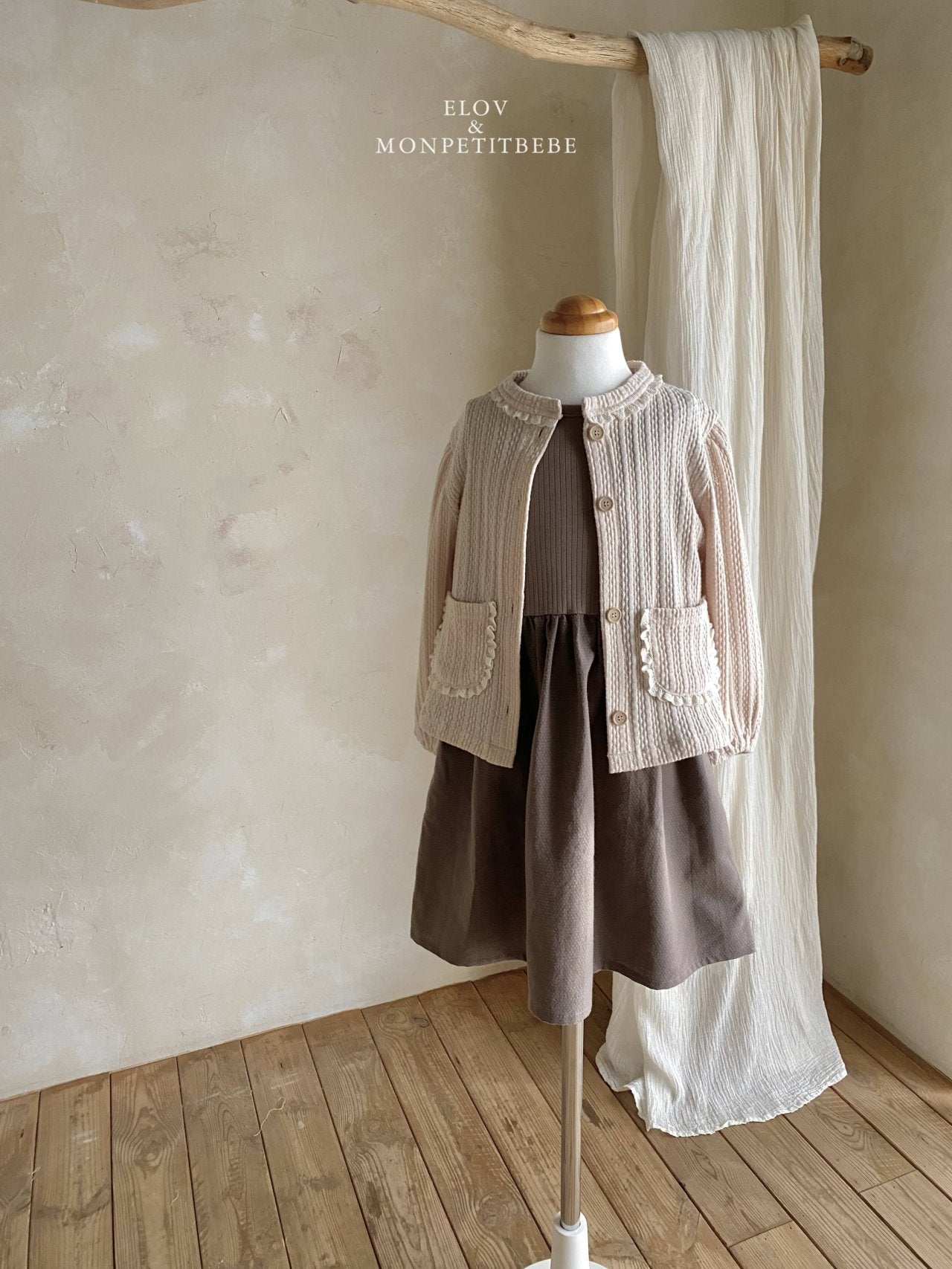 ［Mon petit bebe］Vanilla cardigan